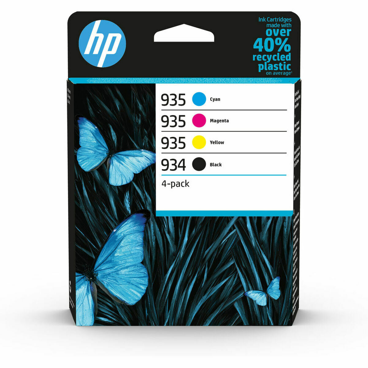 Original Ink Cartridge HP 6ZC72AE Yellow Black Magenta (4 Units)
