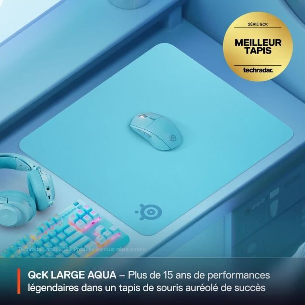 Mouse Mat SteelSeries Turquoise