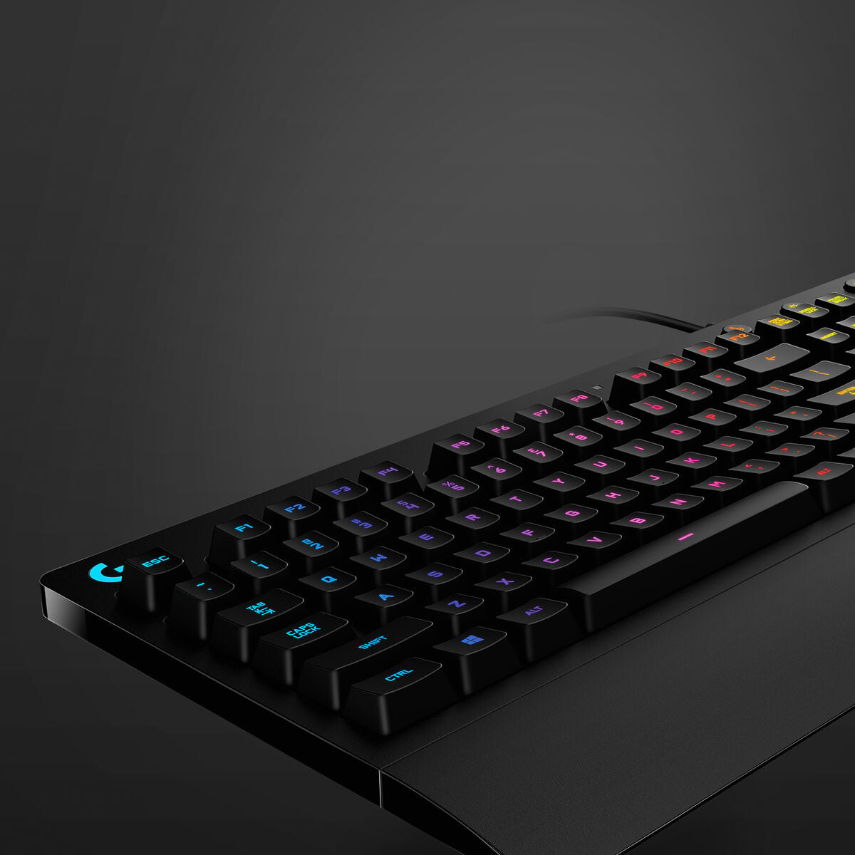 Gaming Keyboard Logitech 920-008093 Spanish Qwerty Black