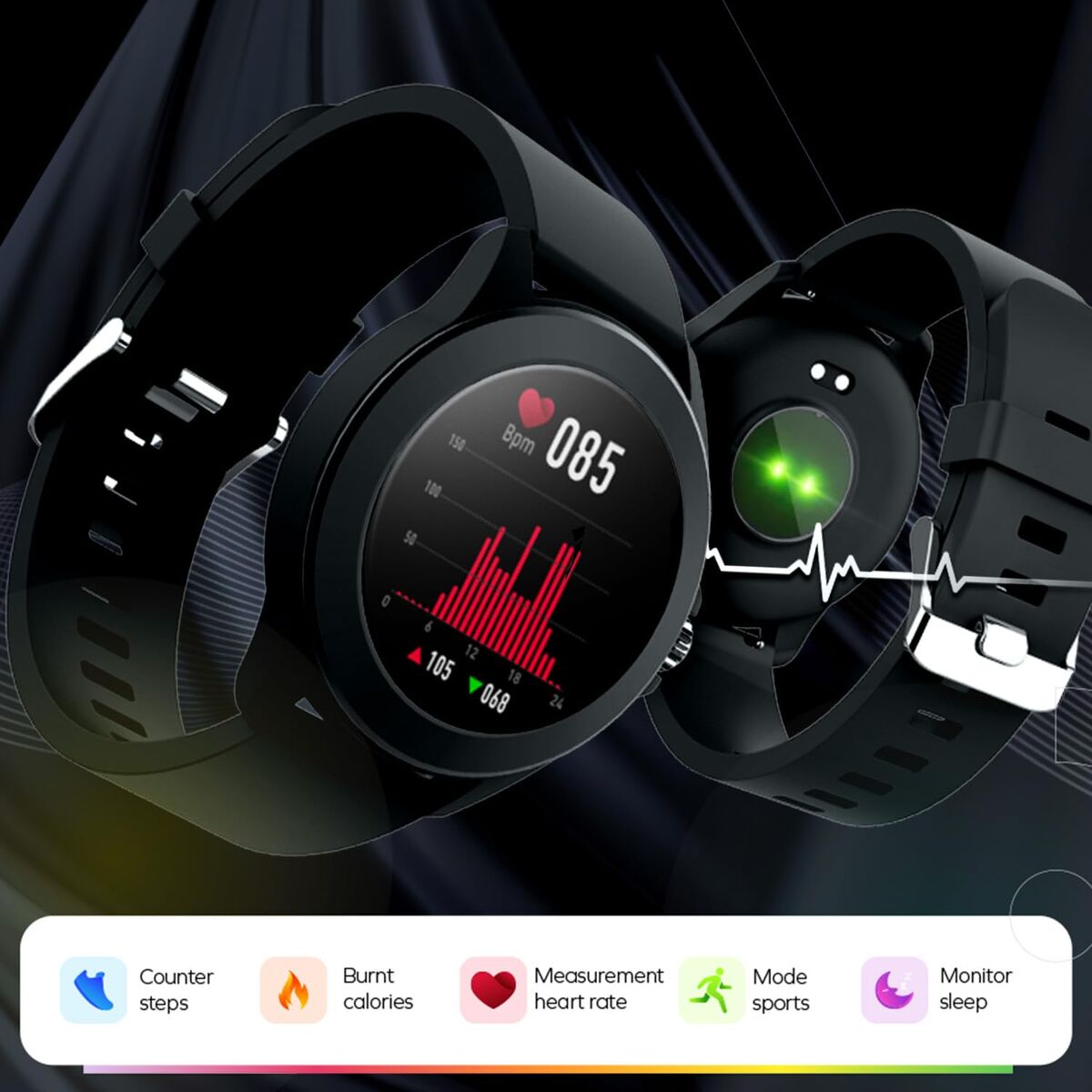 Smartwatch Forever GSM175795 Black