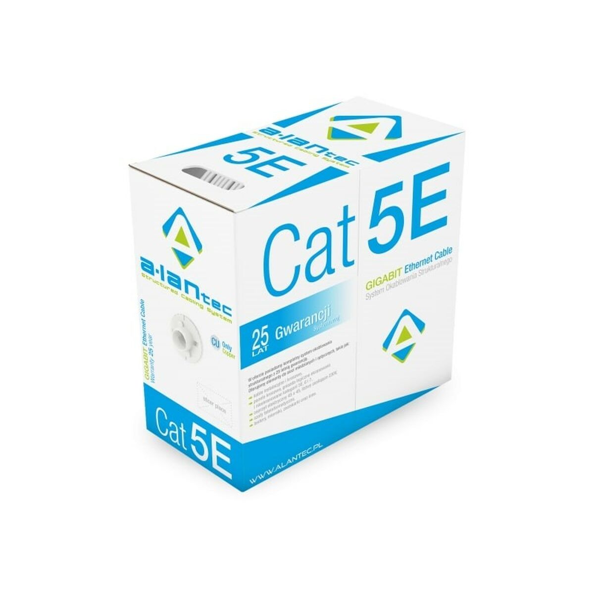 UTP Category 5e Rigid Network Cable Alantec KIU5LSOH305 Grey 305 m