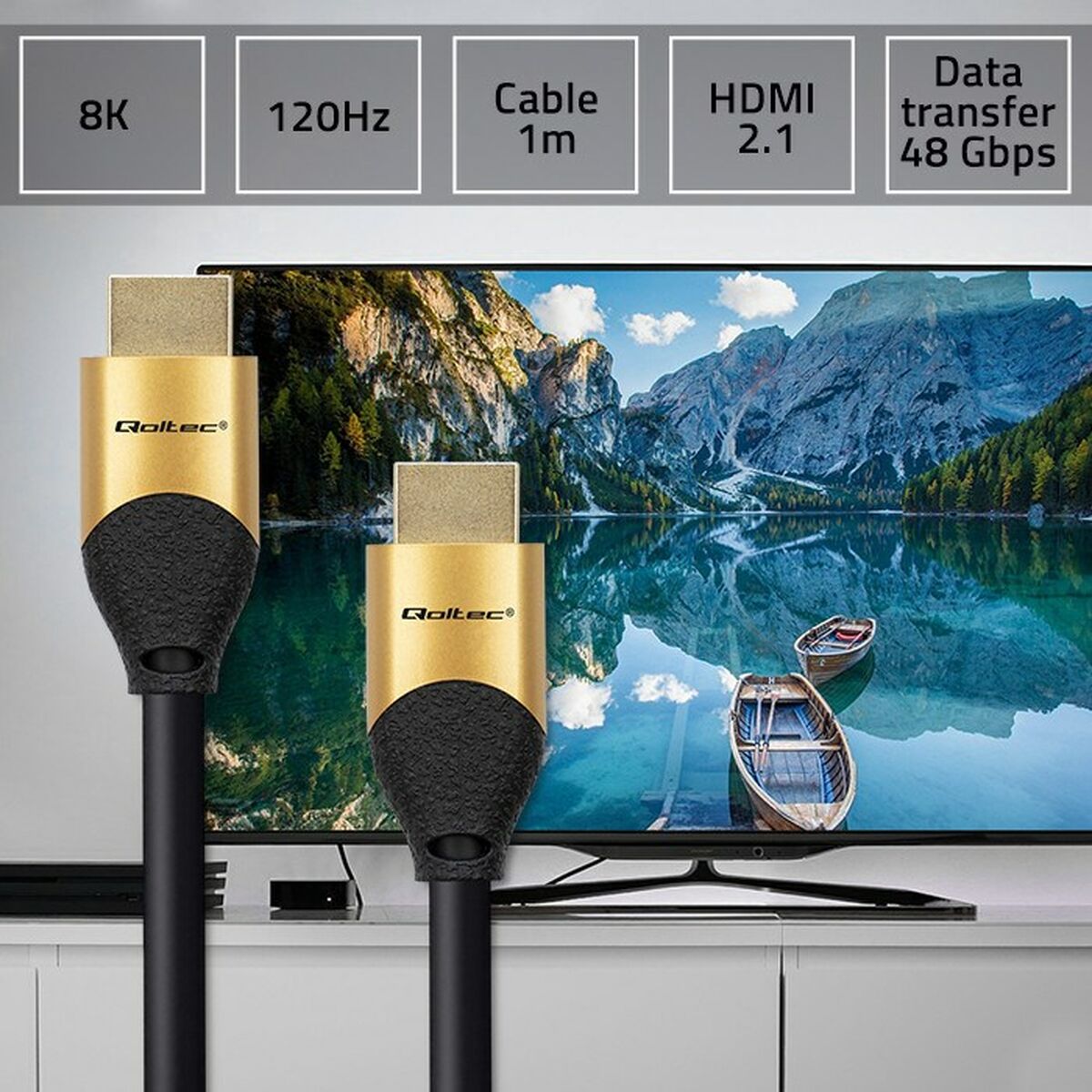 HDMI Cable Qoltec 50354