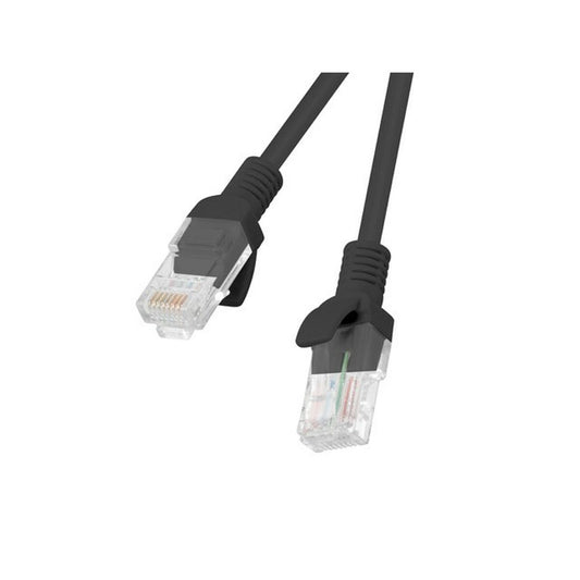 UTP Category 6 Rigid Network Cable Lanberg PCU6-20CC-0100-BK Black 1 m