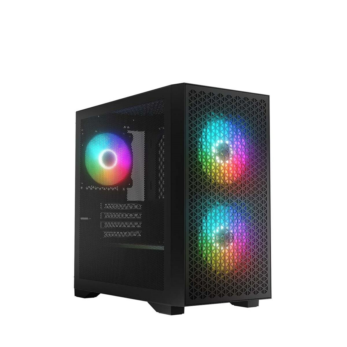 ATX Semi-tower Box Logic AM-DART-PRO-ARGB-10 Black