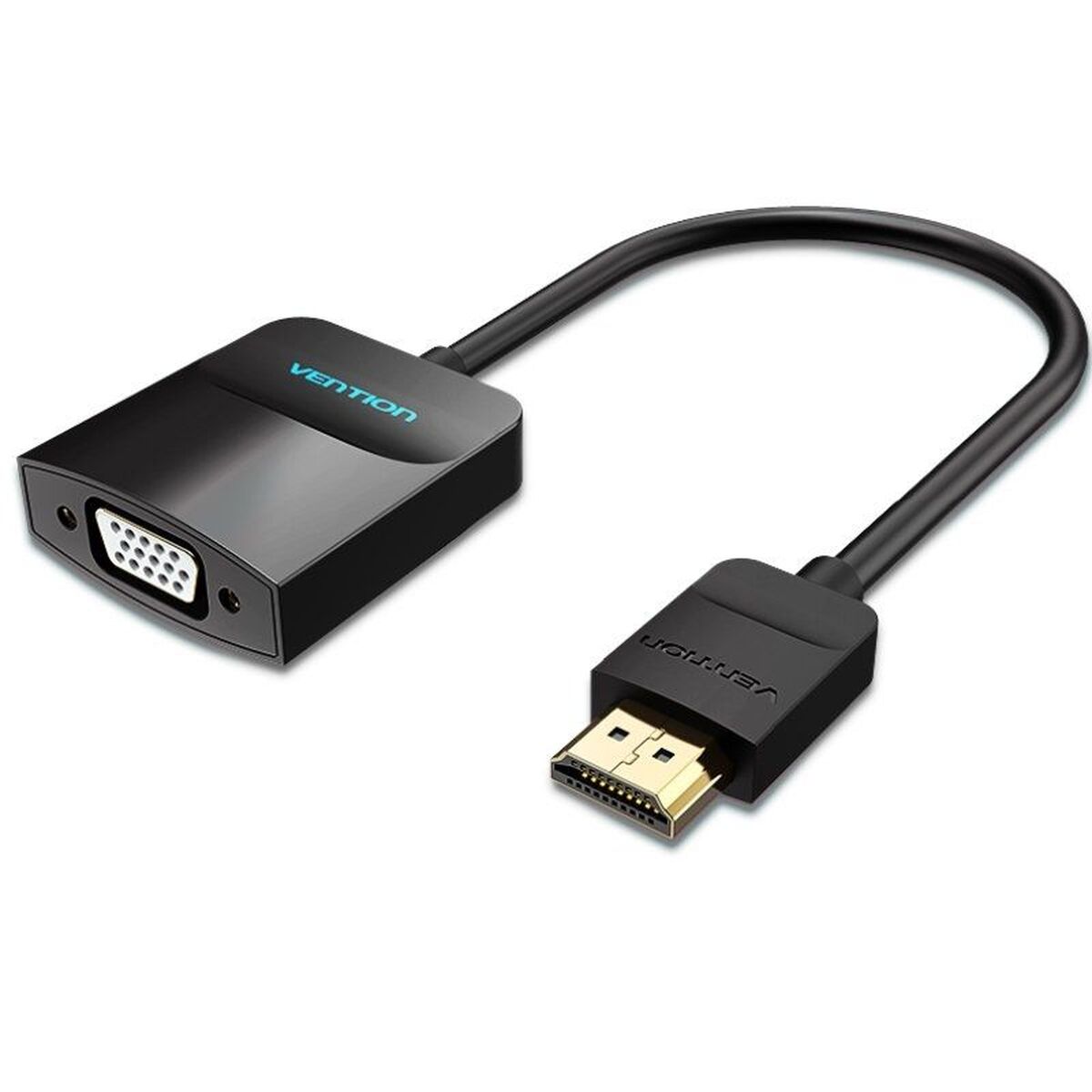 HDMI to VGA Adapter Vention 42444 Black 15 cm