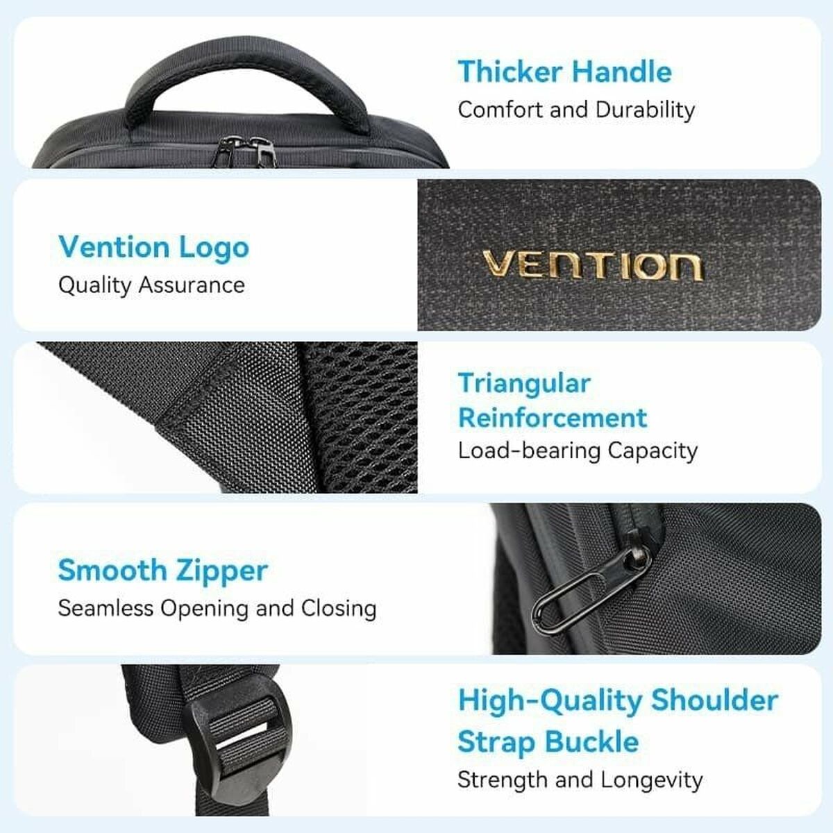 Laptop Backpack Vention KRPB0 Black