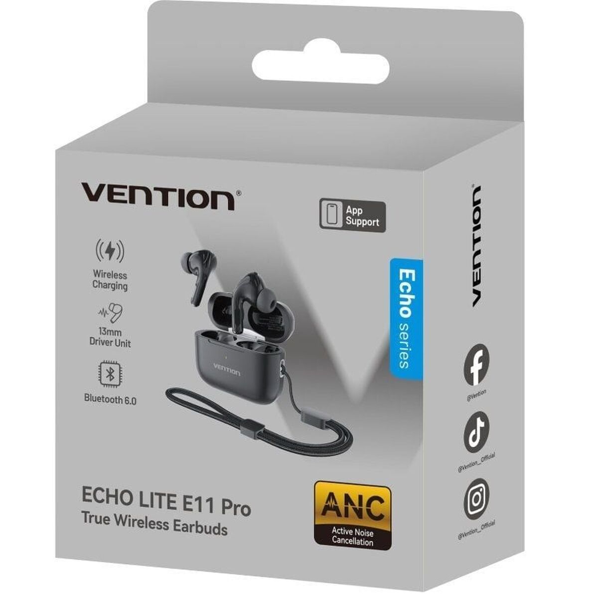 Headphones Vention NBVB0-PRO Black