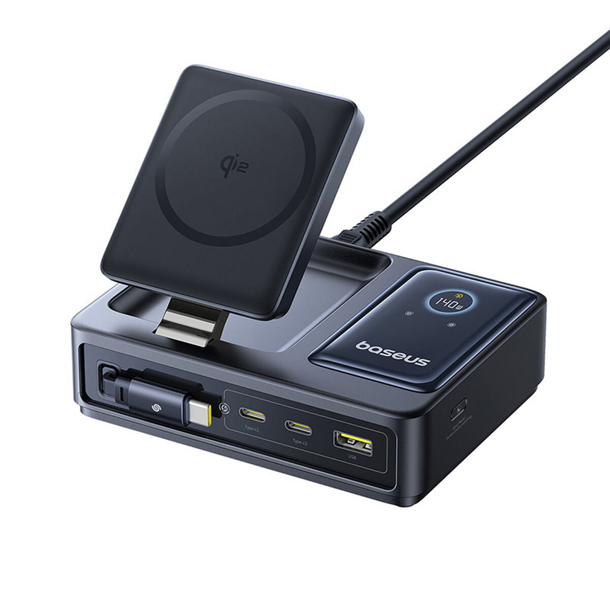 USB Desktop Charger Baseus P10170902123-00 Black