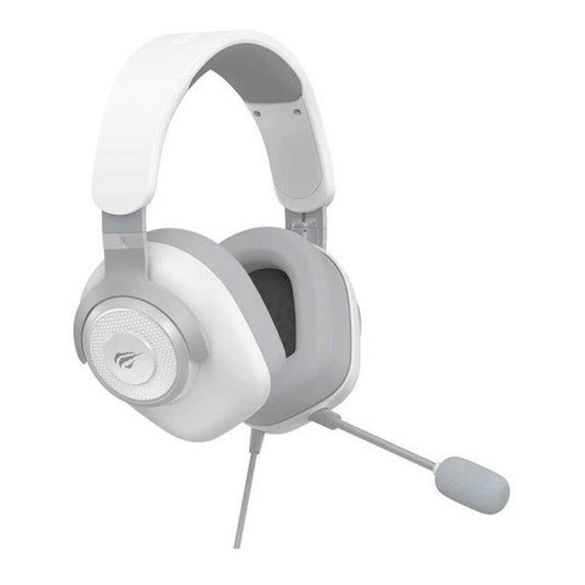 Gaming Earpiece with Microphone Havit H2230d White Grey