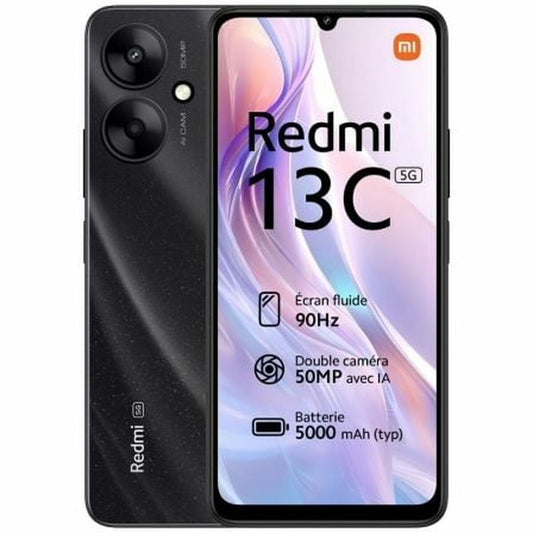 Smartphone Xiaomi Redmi 13C 5G 6,74" Mediatek Dimensity 6100+ 4 GB RAM 128 GB Black