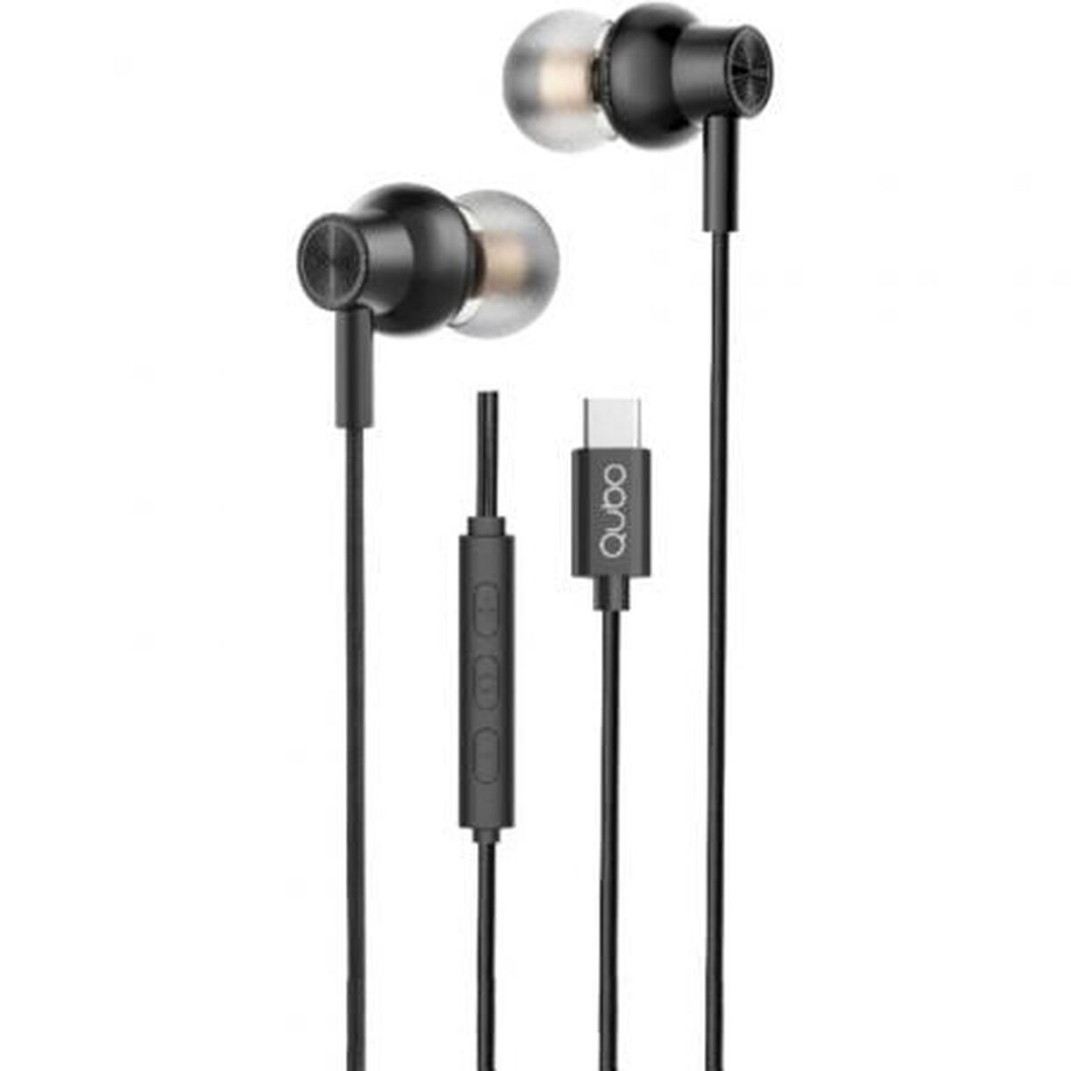 Headphones Qubo AU-300C BK Black