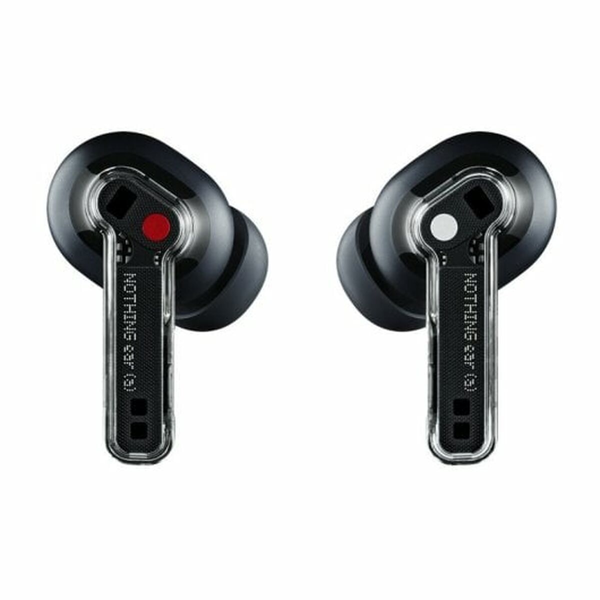 Headphones with Microphone Nothing A0052655 Black Transparent