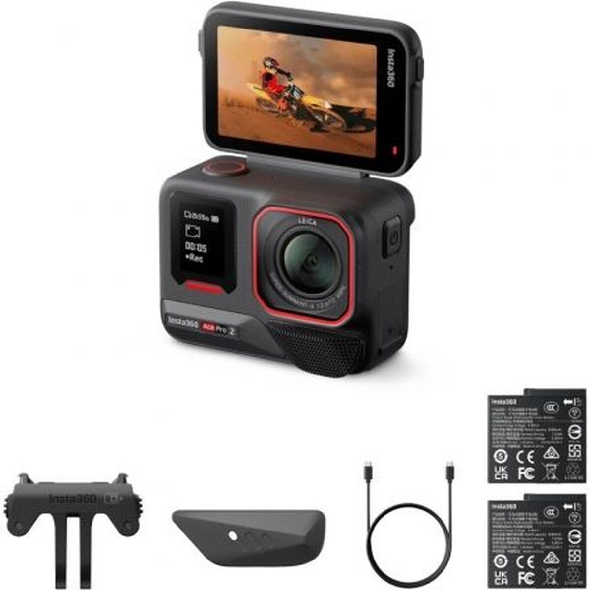 Sports Camera Insta360 INCAMAP2 Black 2,5"