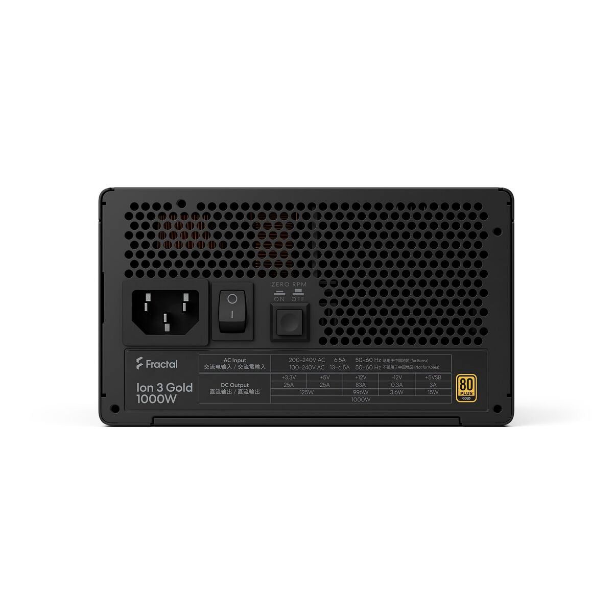 Power supply Fractal Design FD-P-IA3G-100-EU 1000 W 80 Plus Gold