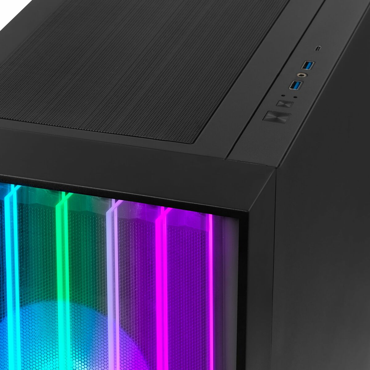 ATX Semi-tower Box Yeyian Mirage X Cristal Templado Multicolour