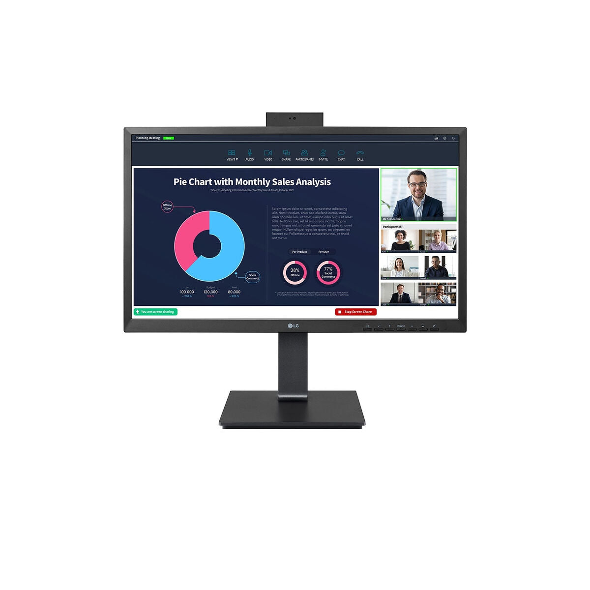Monitor LG 24BP75CP-B Full HD 24"