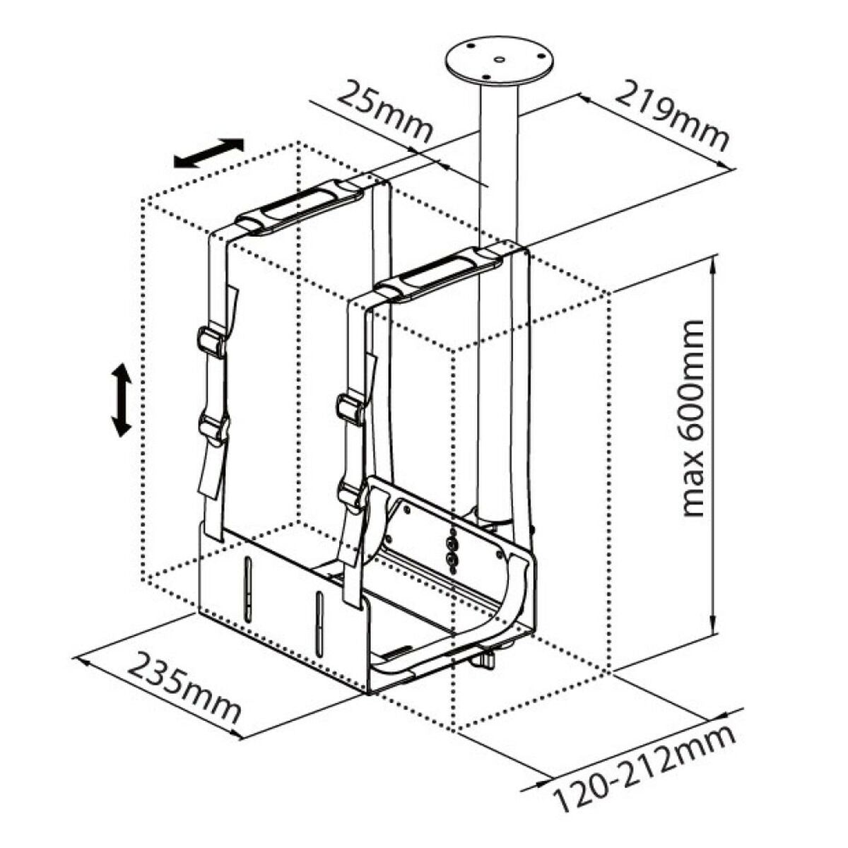 CPU Stand Techly 102246