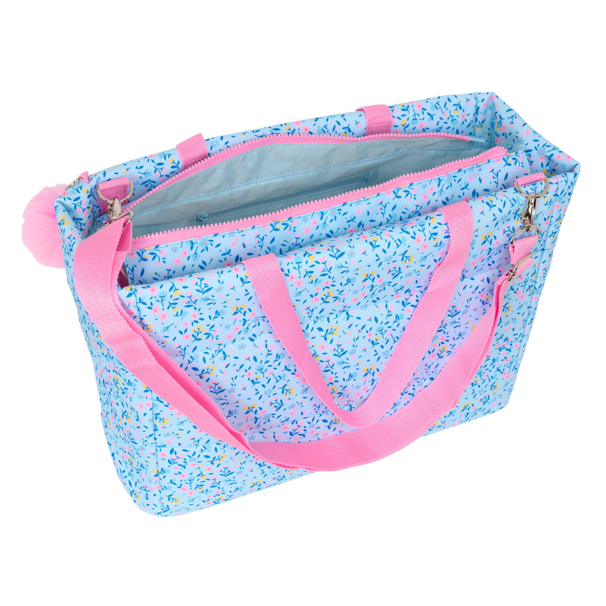 Laptop Case Vicky Martín Berrocal Paraíso Blue Light Pink 40 x 31 x 17 cm