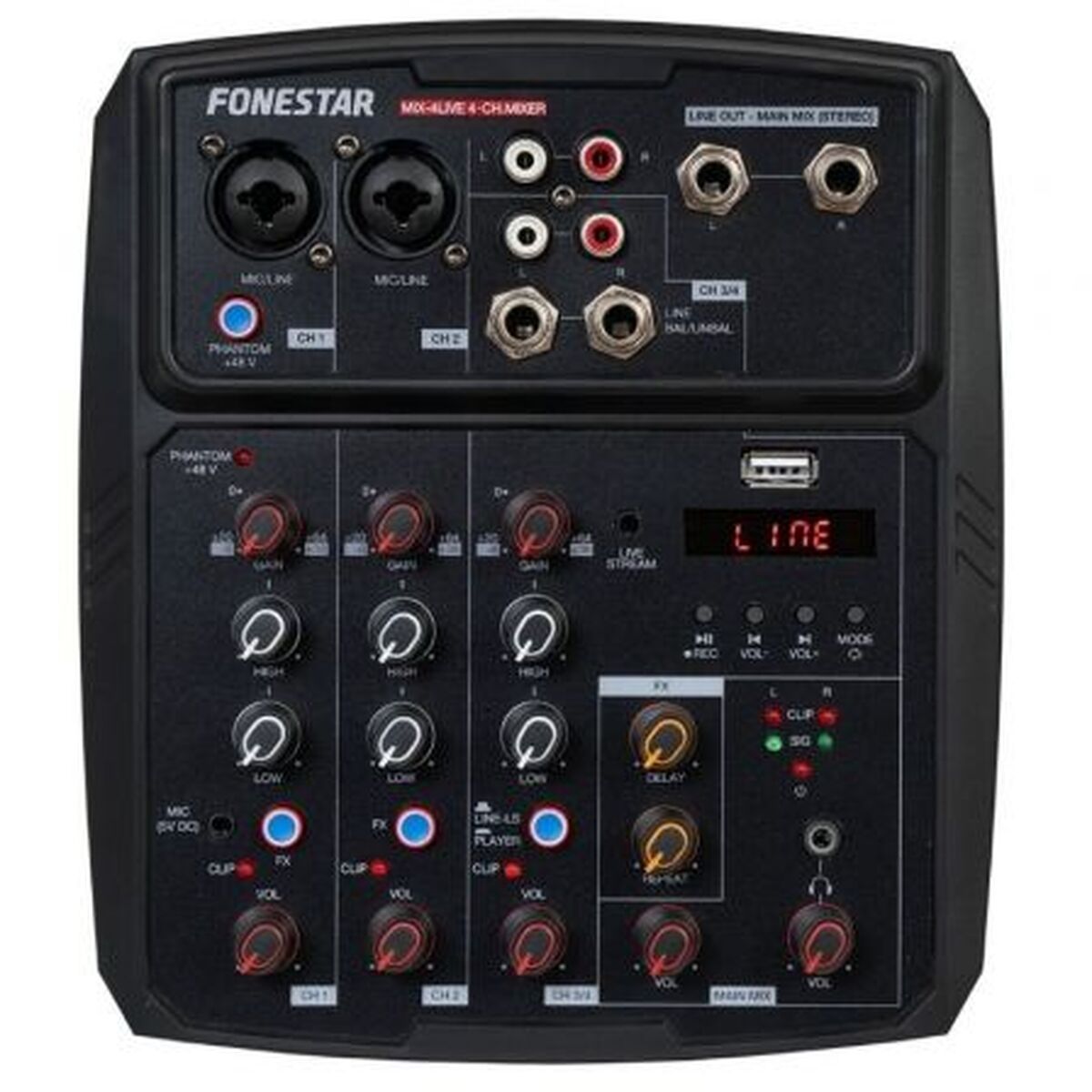 DJ table FONESTAR MIX-4LIVE