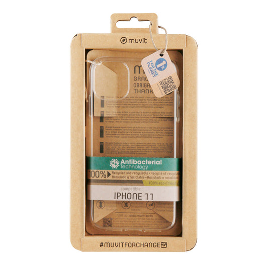 Mobile cover Muvit for Change iPhone 11 Transparent iPhone 11