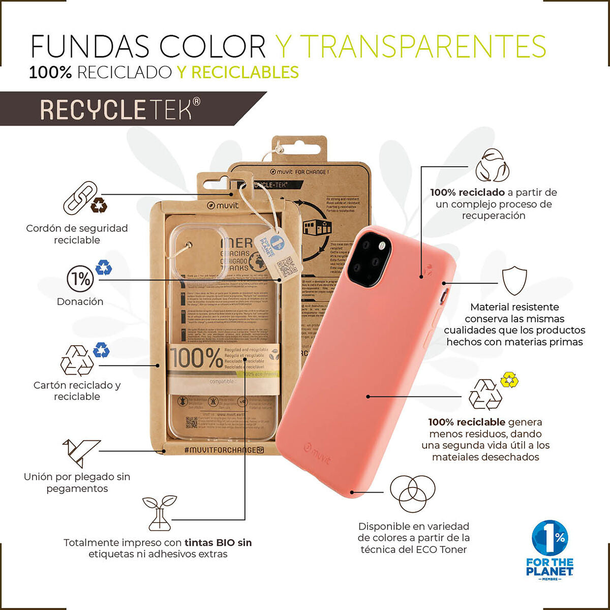Mobile cover Muvit for Change Galaxy S24 Samsung Galaxy S23