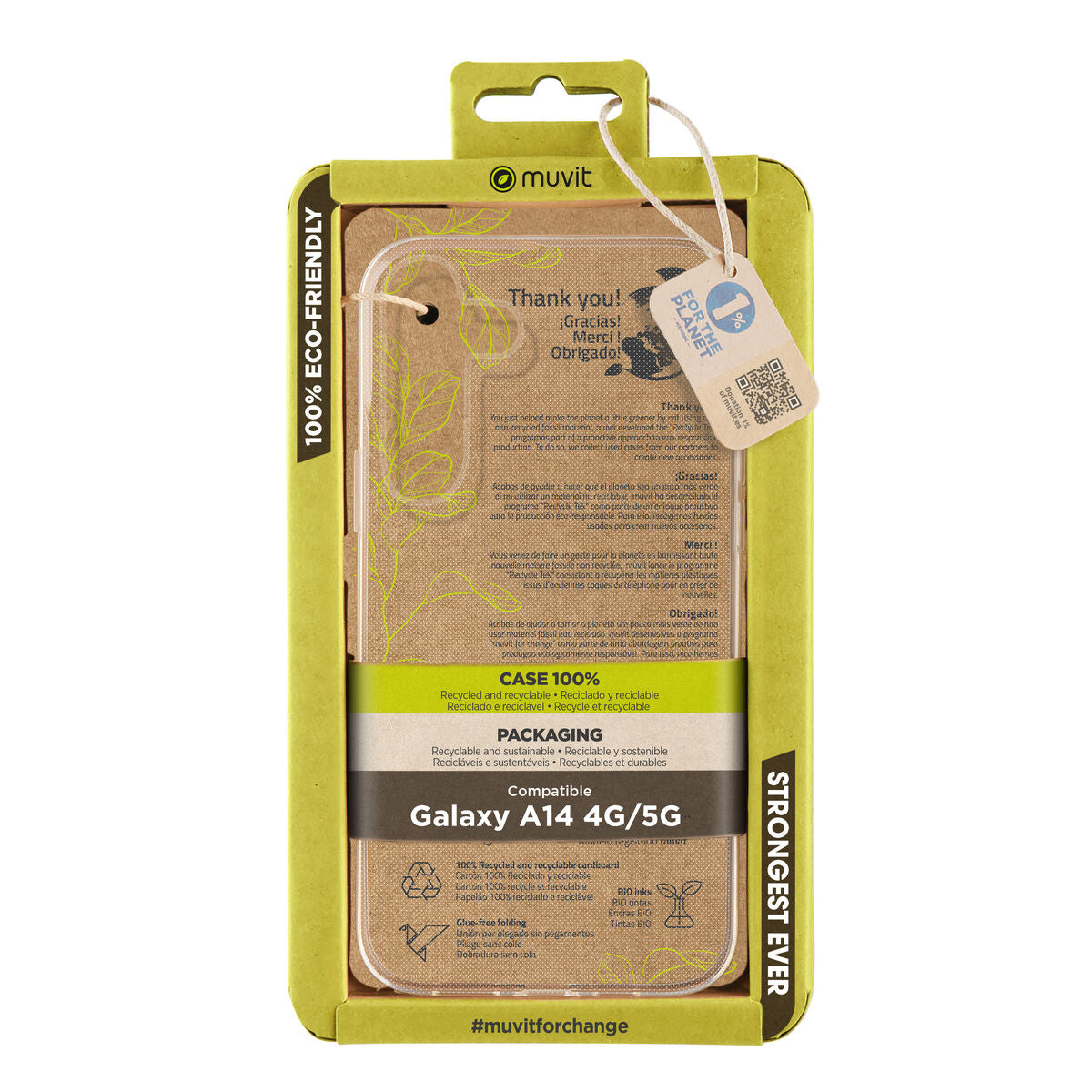 Mobile cover Muvit for Change Samsung Galaxy A14 4G/5G Samsung Galaxy A14 5G