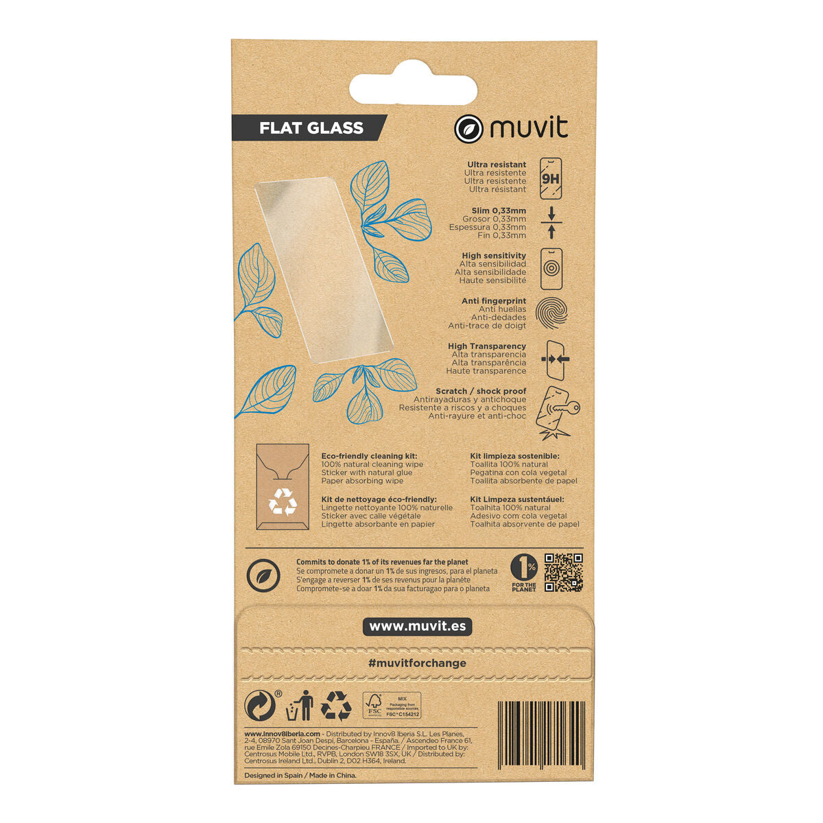 Mobile Screen Protector Muvit for Change