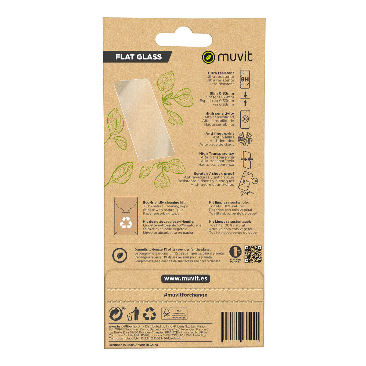 Mobile Screen Protector Muvit for Change for change
