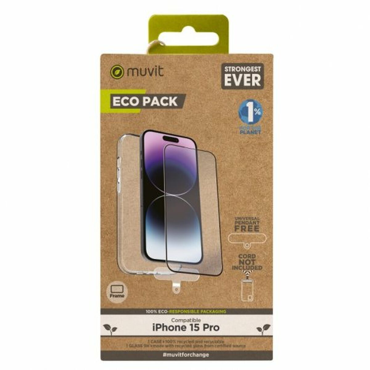 Mobile cover Muvit iPhone 15 Pro iPhone 15 iPhone 15 Pro