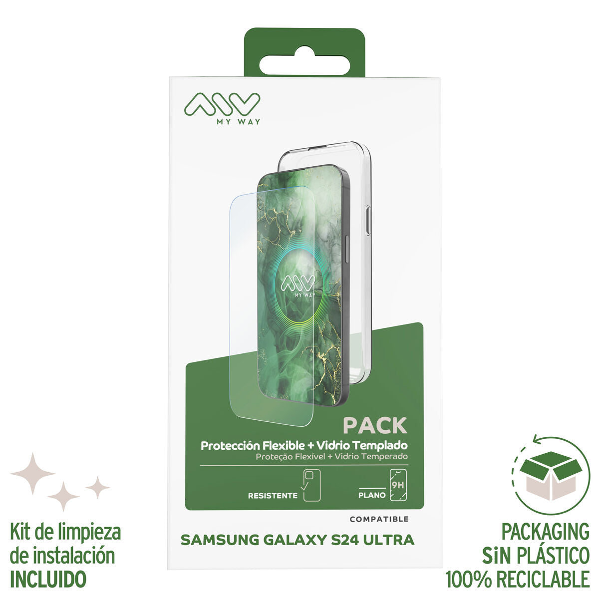 Mobile Case and Protector Myway Galaxy S24 Ultra Samsung Galaxy S23 Ultra