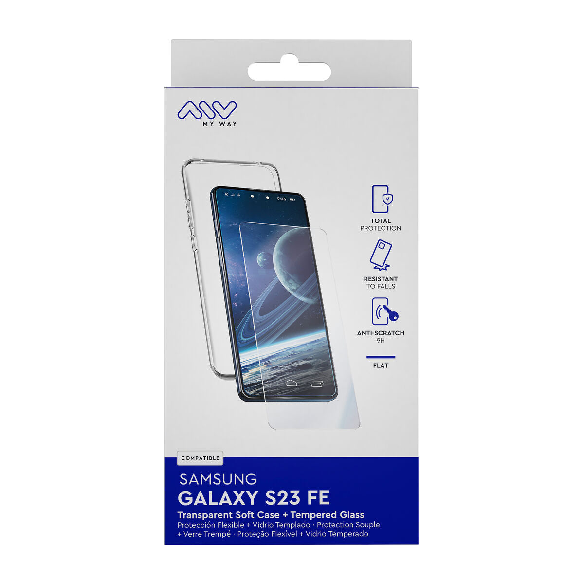 Mobile Case and Protector Myway Galaxy S23 FE Samsung Galaxy S23