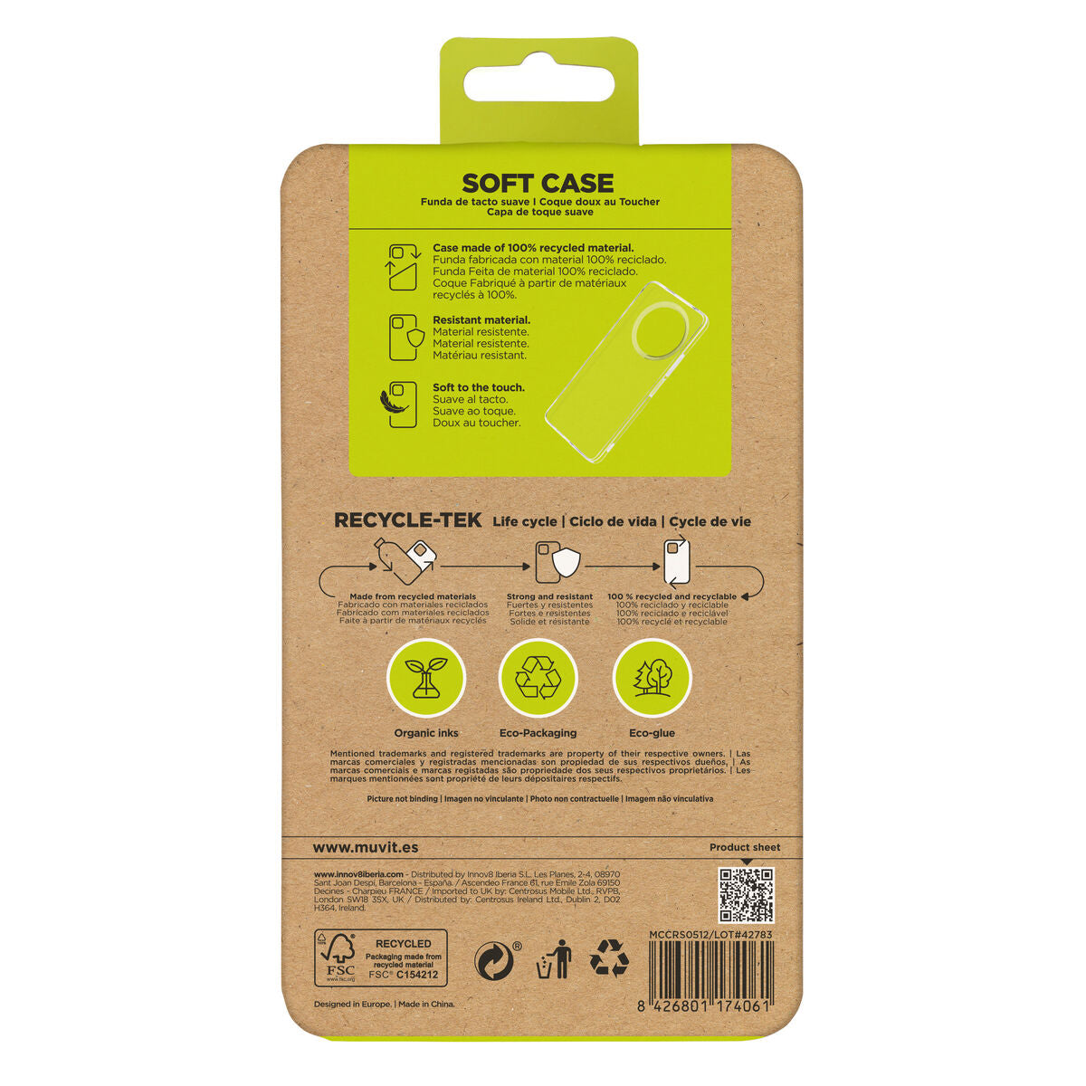 Mobile cover Muvit for Change Redmi A3 4G