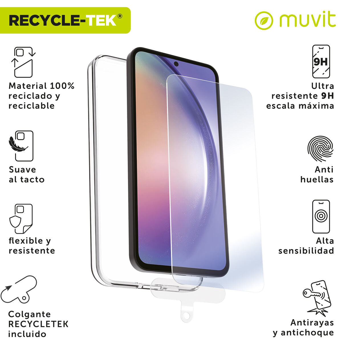 Mobile Case and Protector Muvit for Change Galaxy A55 5G Samsung Galaxy A56