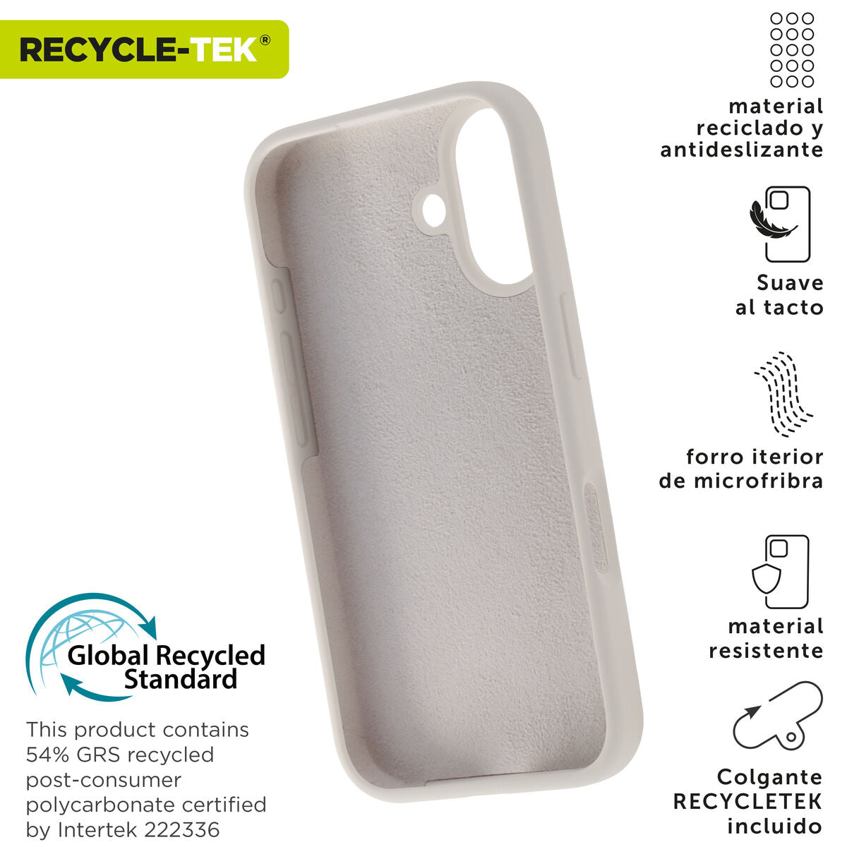 Mobile cover Muvit for Change iPhone 16 Nude