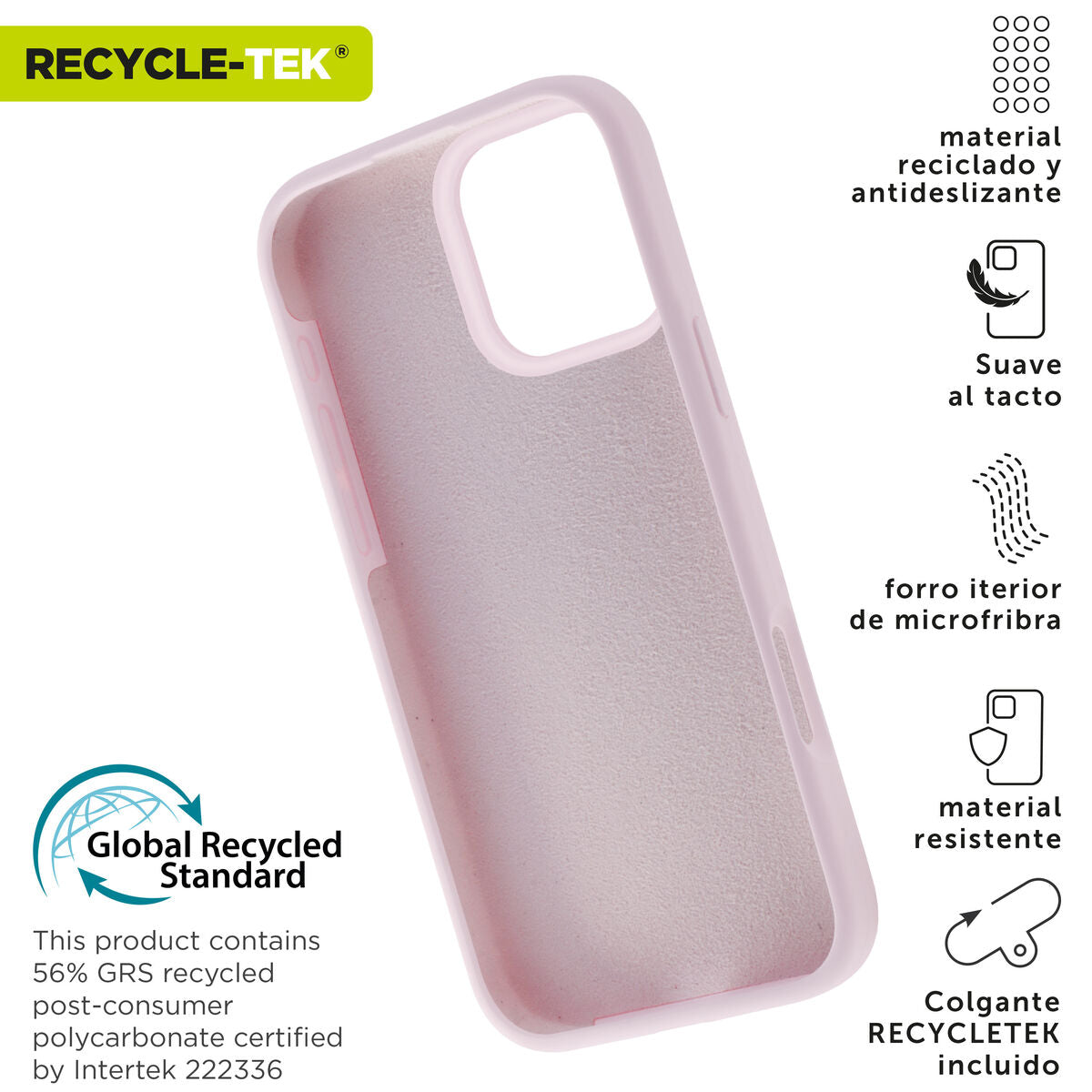 Mobile cover Muvit for Change iPhone 16 Pro Max Pink