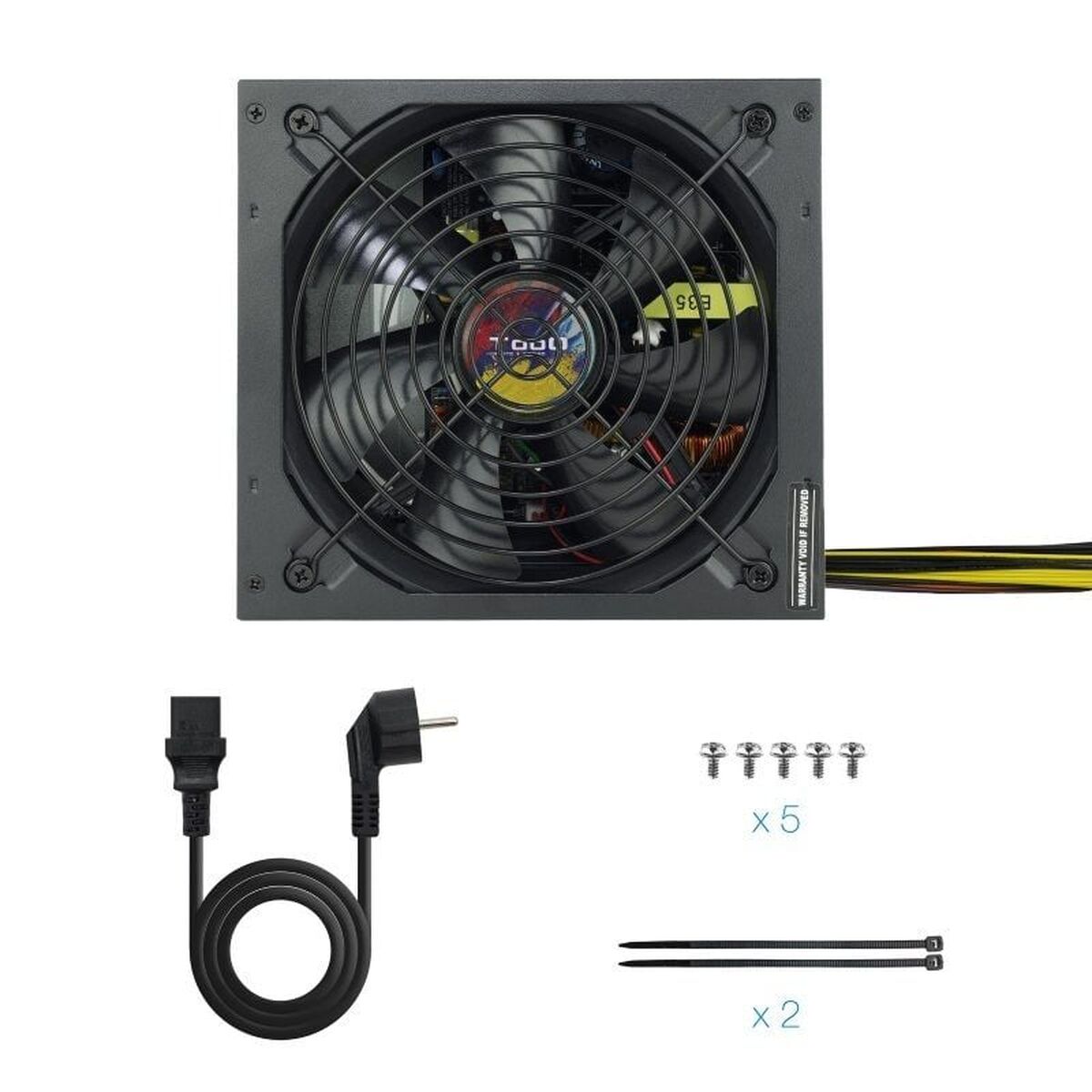 Power supply TooQ TQAPOLO-600SP ATX 600 W CE - RoHS