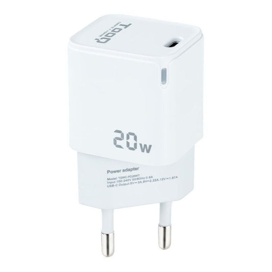 Wall Charger TooQ TQWC-PD20WT White 20 W (1 Unit)