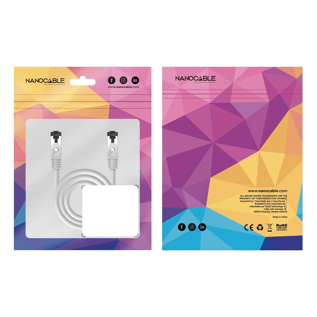 USB Cable NANOCABLE 10.20.2002 Grey 2 m