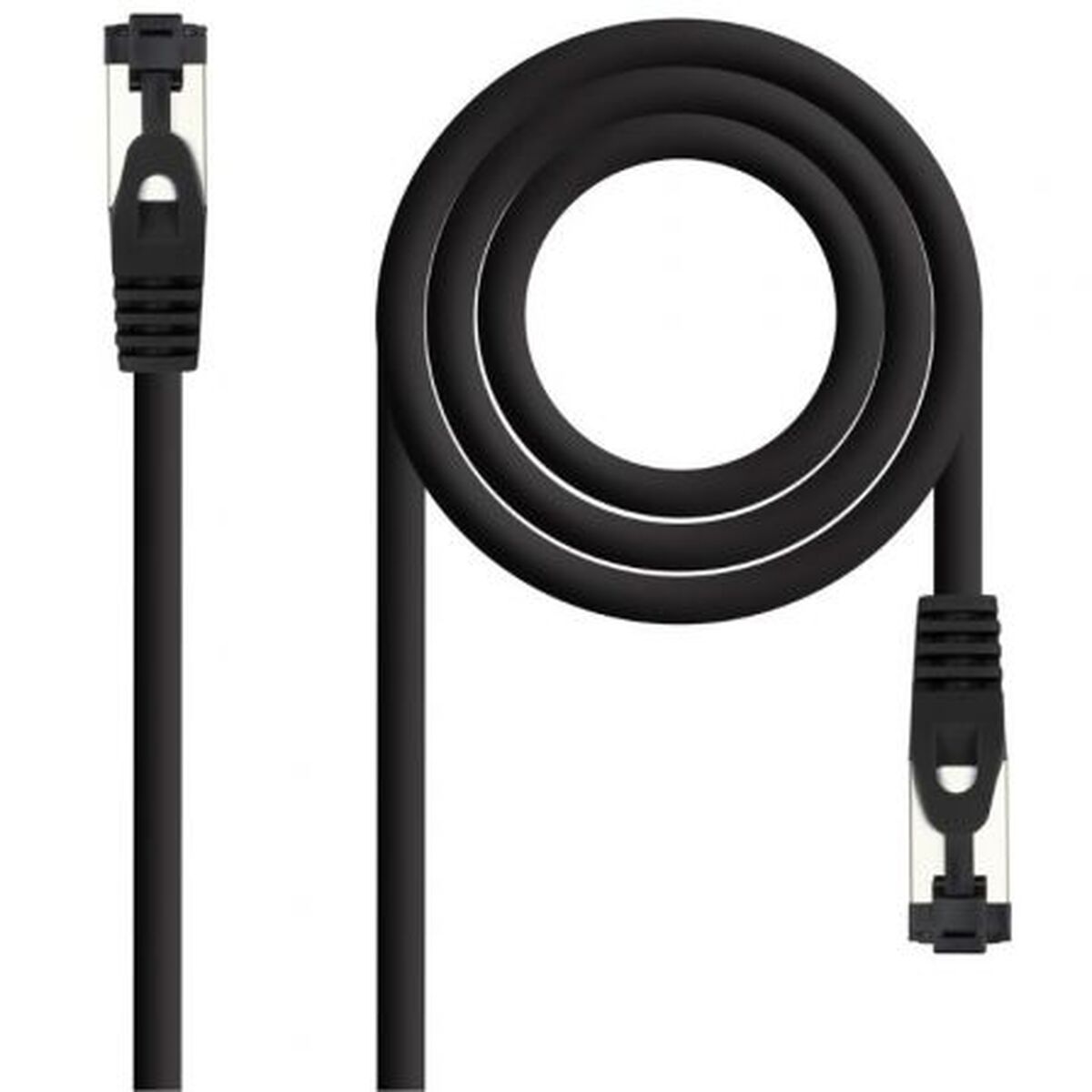 USB Cable NANOCABLE 10.20.2010-BK Black 10 m