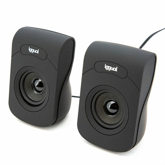 PC Speakers iggual IGG316993 Black 3 W
