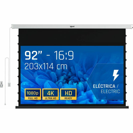 Electric Wall Screen iggual IGG319680 92"