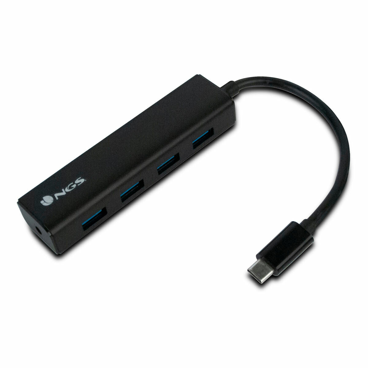 4-Port USB Hub NGS WONDERHUB4 Black 5 Gbps