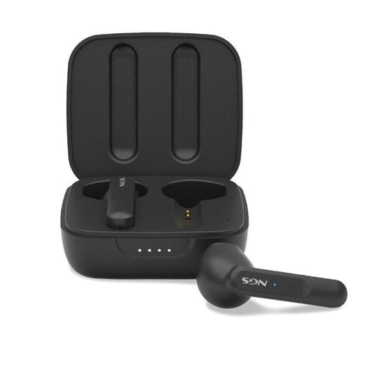 Headphone with Microphone NGS ARTICAMOVEBLACK Black