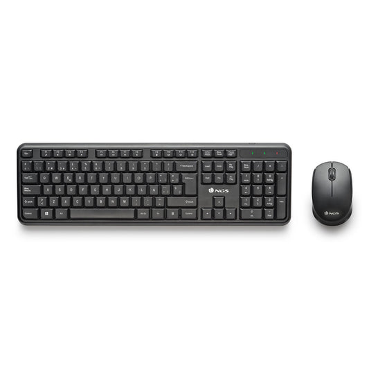Keyboard and Mouse NGS HARMONYKIT Black