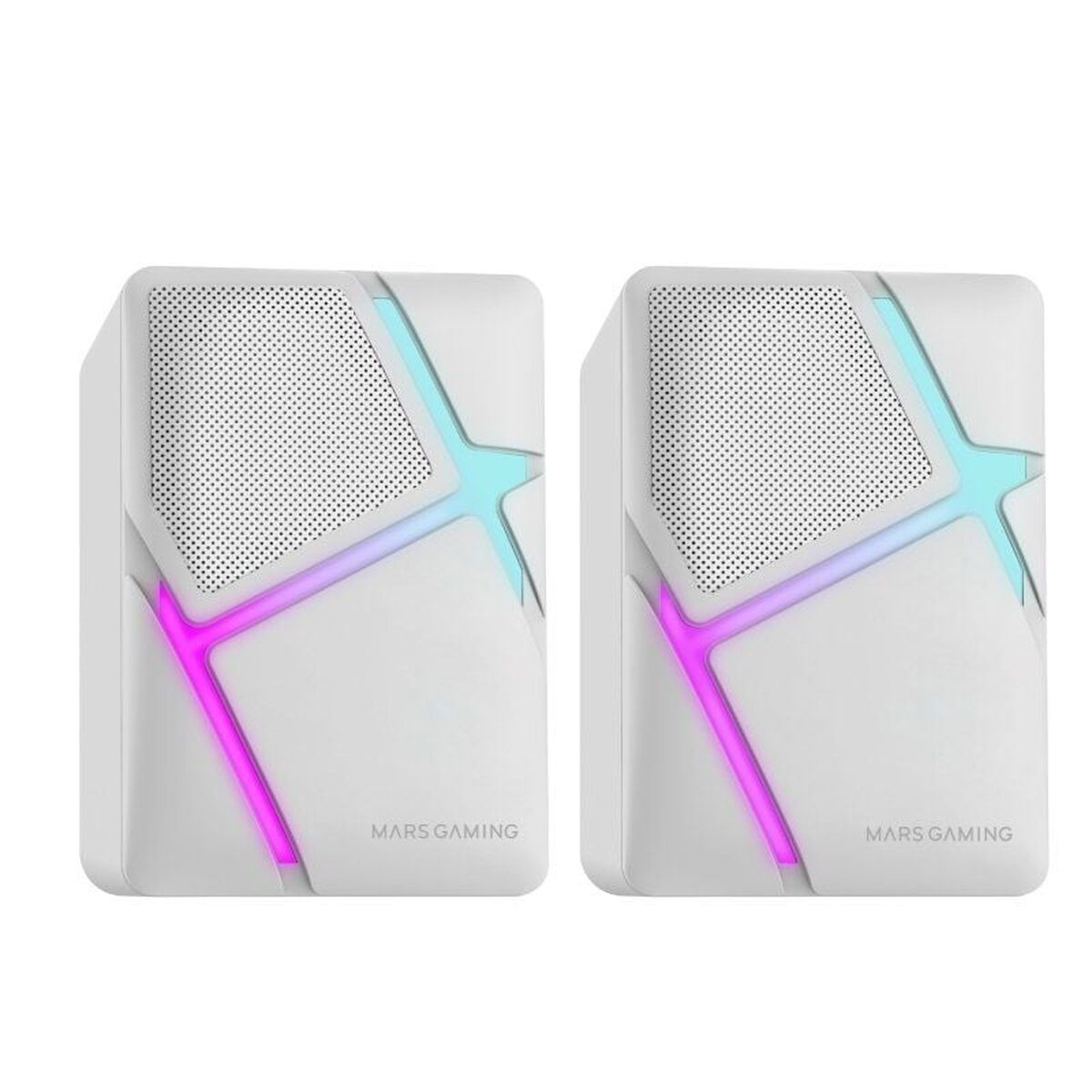 PC Speakers Mars Gaming MSHW White