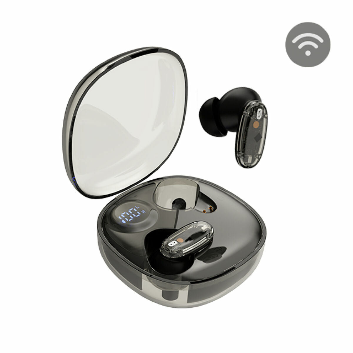 Headphones Mars Gaming MHIB2 Black