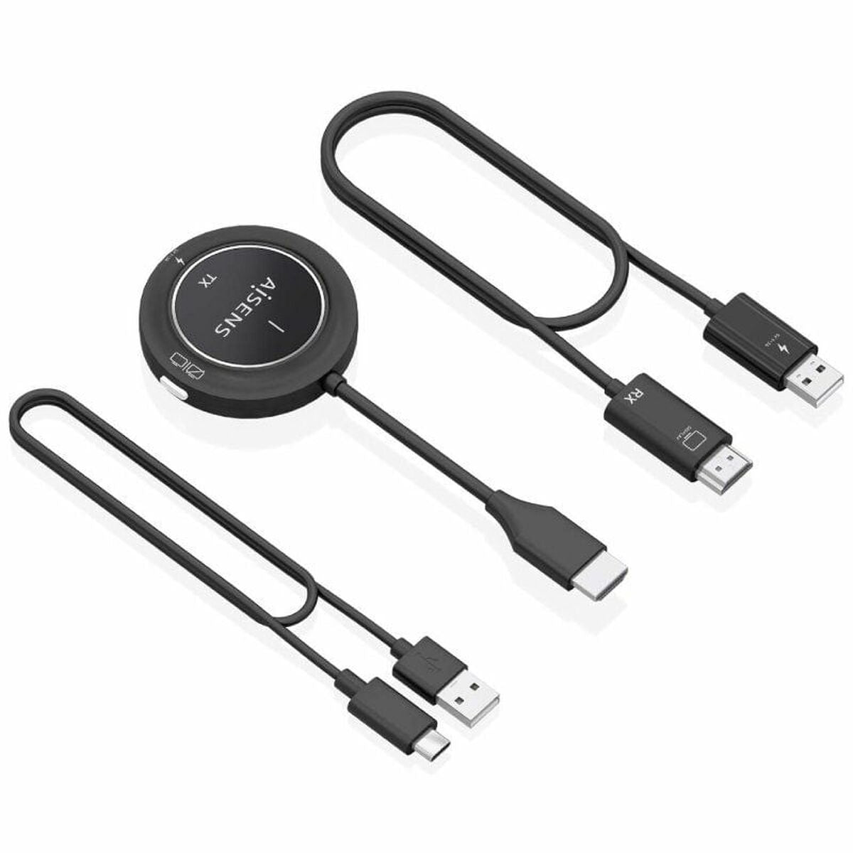 HDMI Cable Aisens ASWL-H2K30M002-BK Black