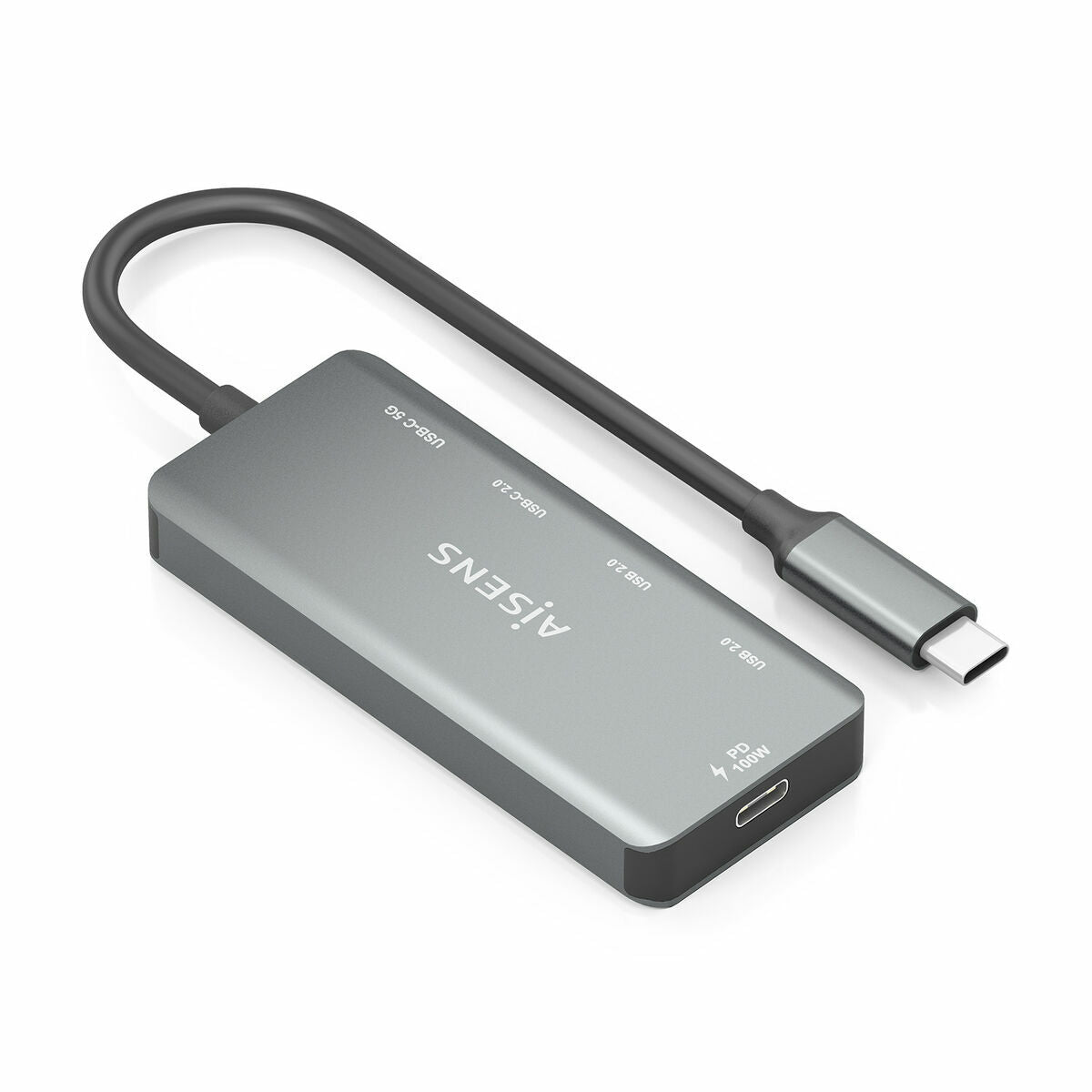 USB Hub Aisens A109-0946 Grey 100 W