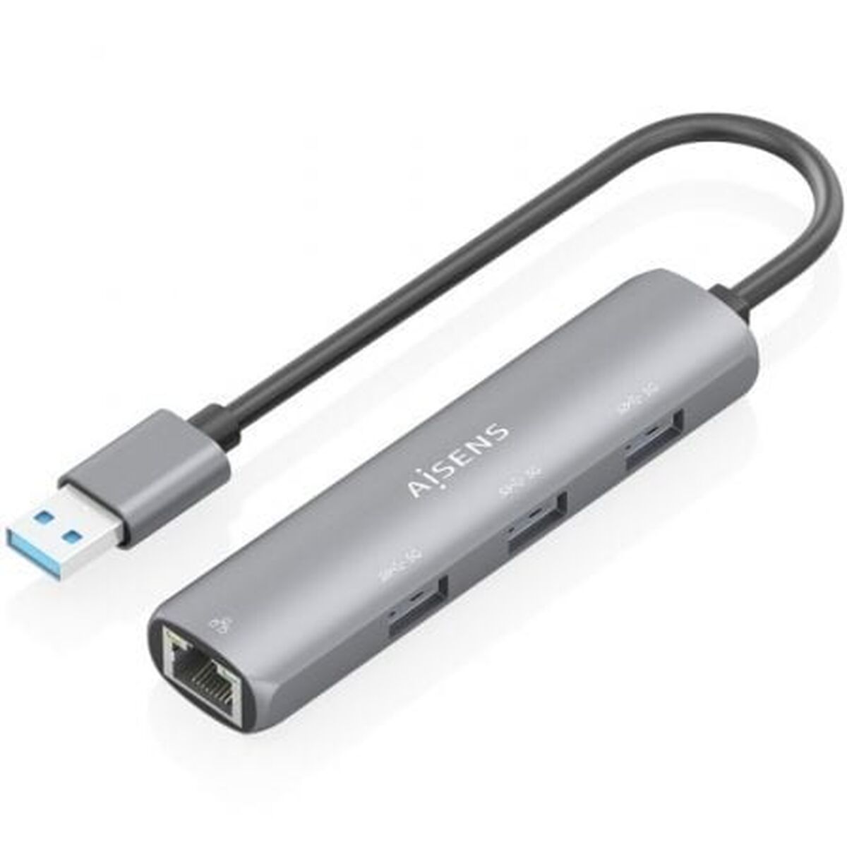 USB Hub Aisens ASUC-4P034-GR Grey