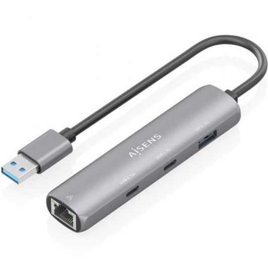 USB Hub Aisens ASUC-4P036-GR Grey